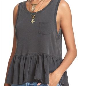 Free people peplum top